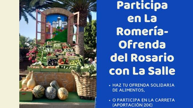 Participa en la Romería-Ofrenda de la Virgen del Rosario con La Salle
