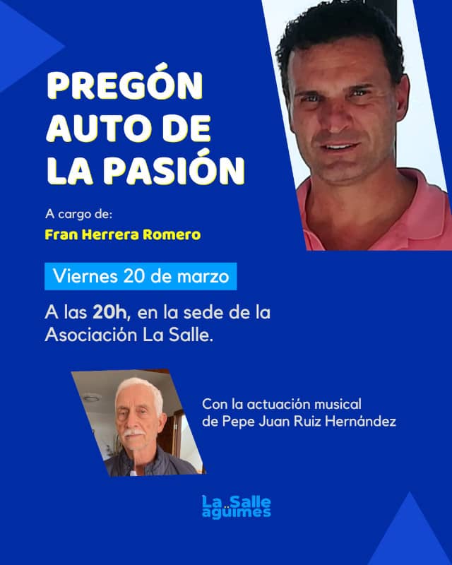 Pregón del 33º Auto de La Pasión "...Y era el Hijo del Hombre"