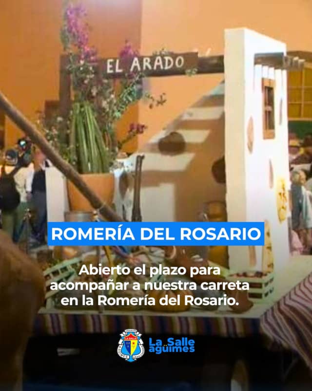 Participa en la Romería-Ofrenda de la Virgen del Rosario con La Salle