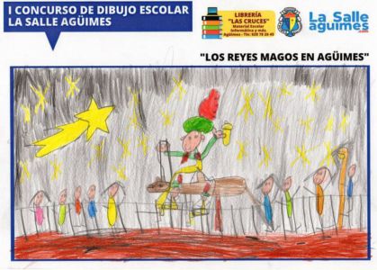 Tercer premio de Ntra. Sra. del Rosario del Primer Concurso Escolar de Dibujo de La Salle de Agüimes