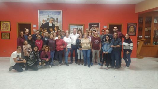 Visita del alcalde de Agüimes a La Salle