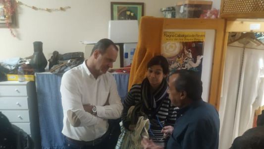 Visita del alcalde de Agüimes a La Salle