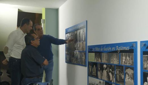 Visita del alcalde de Agüimes a La Salle